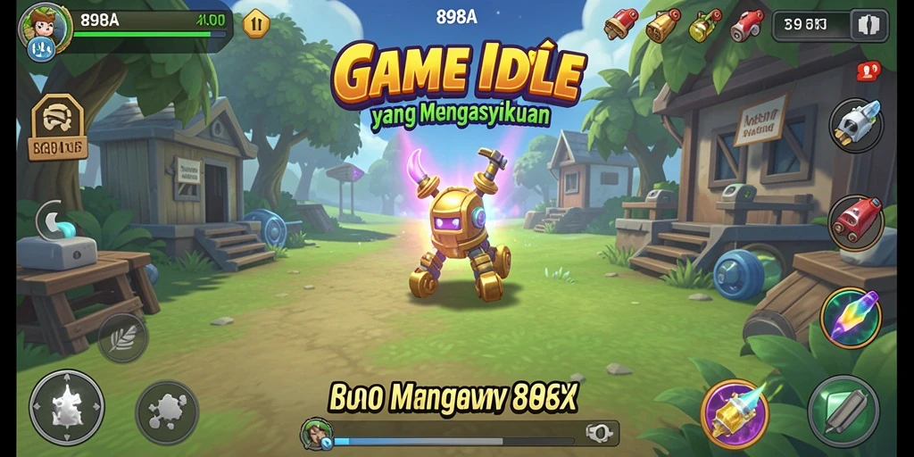 Tangkapan layar gameplay menampilkan elemen menarik dari 898A.