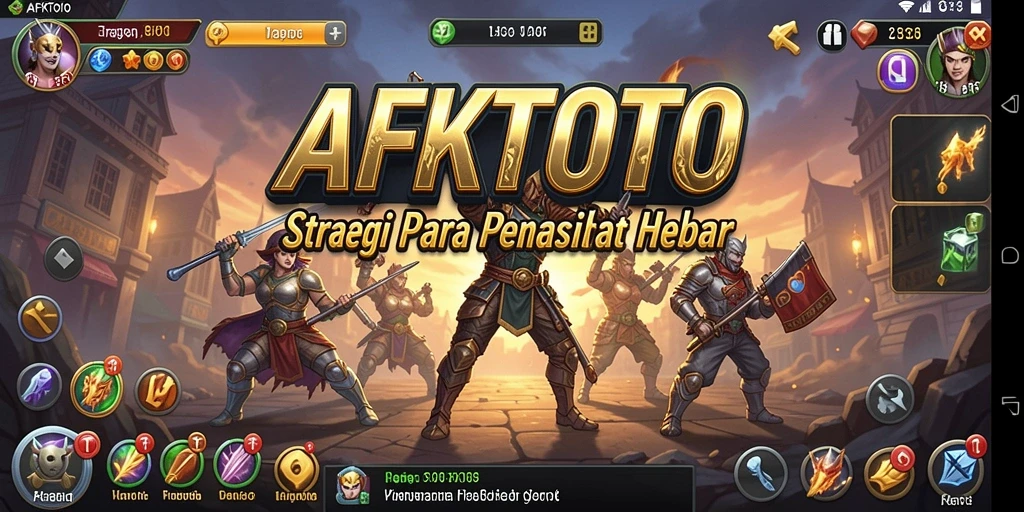 Tangkapan layar gameplay <strong>AFKTOTO</strong> menunjukkan aksi strategis yang mendebarkan.