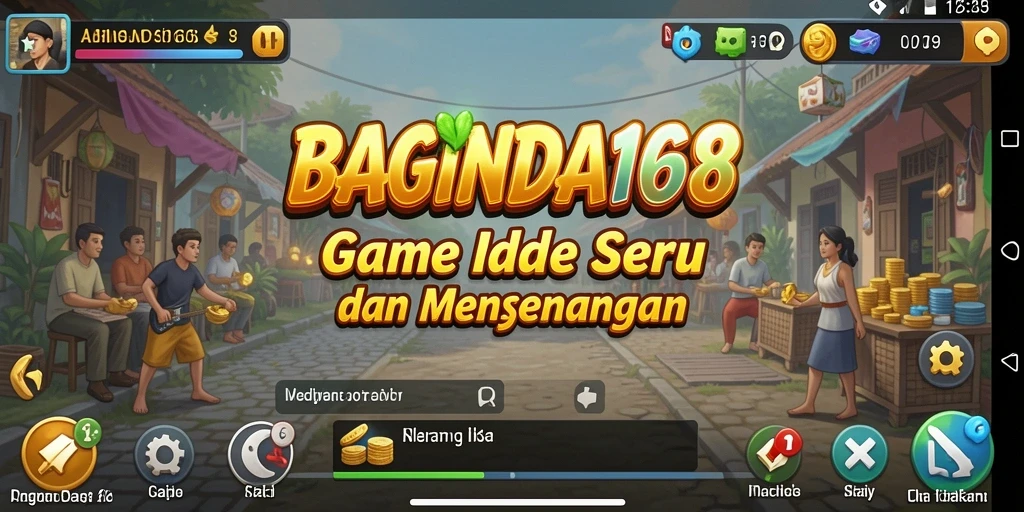 Screenshot menampilkan gameplay santai dari BAGINDA168.