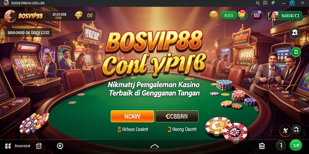 Tampilan gameplay menarik dari BOSVIP88 yang memikat pemain kasino.