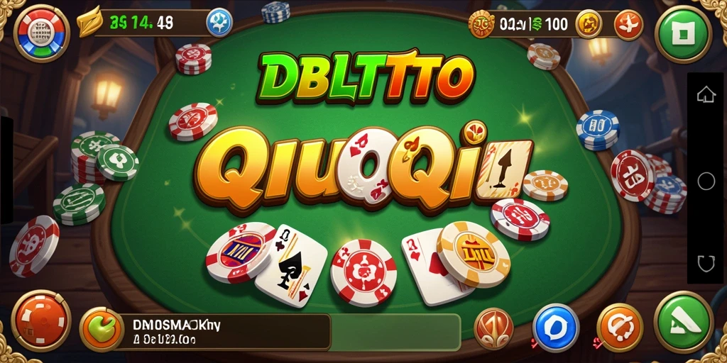 Tampilan gameplay QiuQiu yang menegangkan di DBLTOTO.
