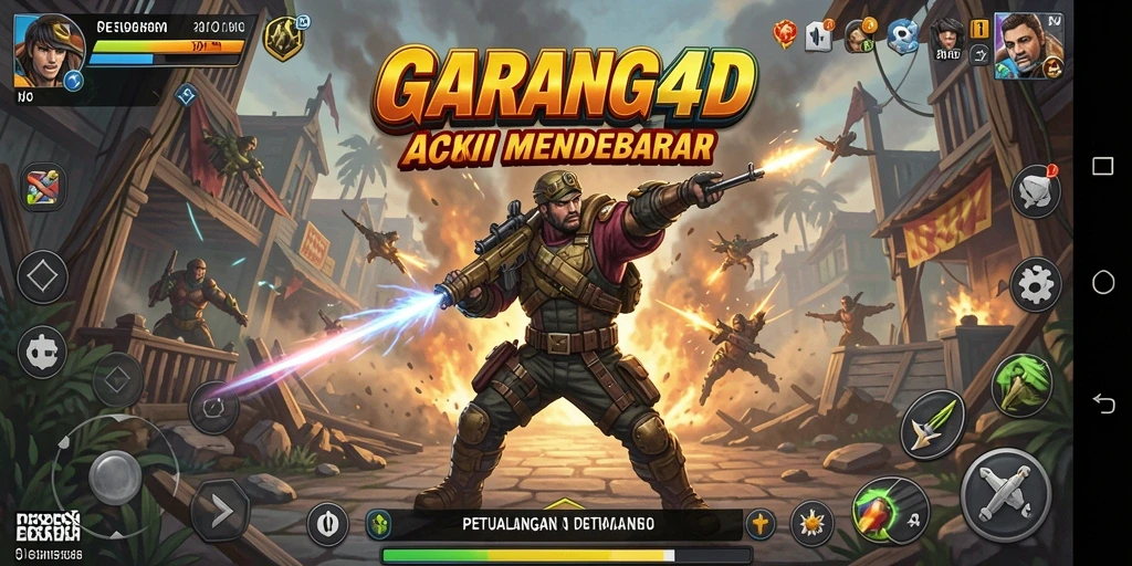 Tampilan gameplay mendebarkan dalam GARANG4D dengan aksi seru.