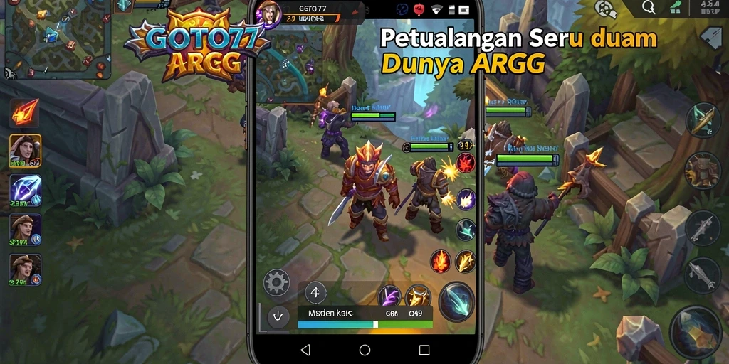 Tampilan gameplay GOTO77 yang memukau dan mendebarkan.