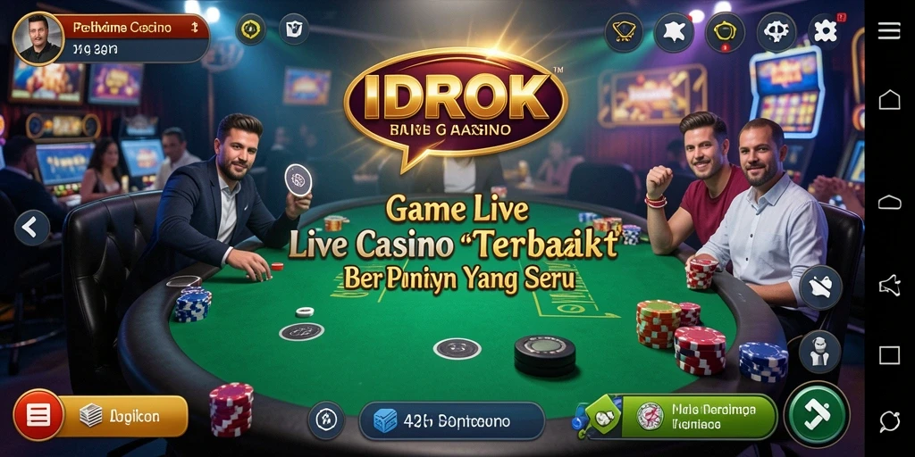 Tampilan gameplay IDROK yang mendebarkan dan interaktif.
