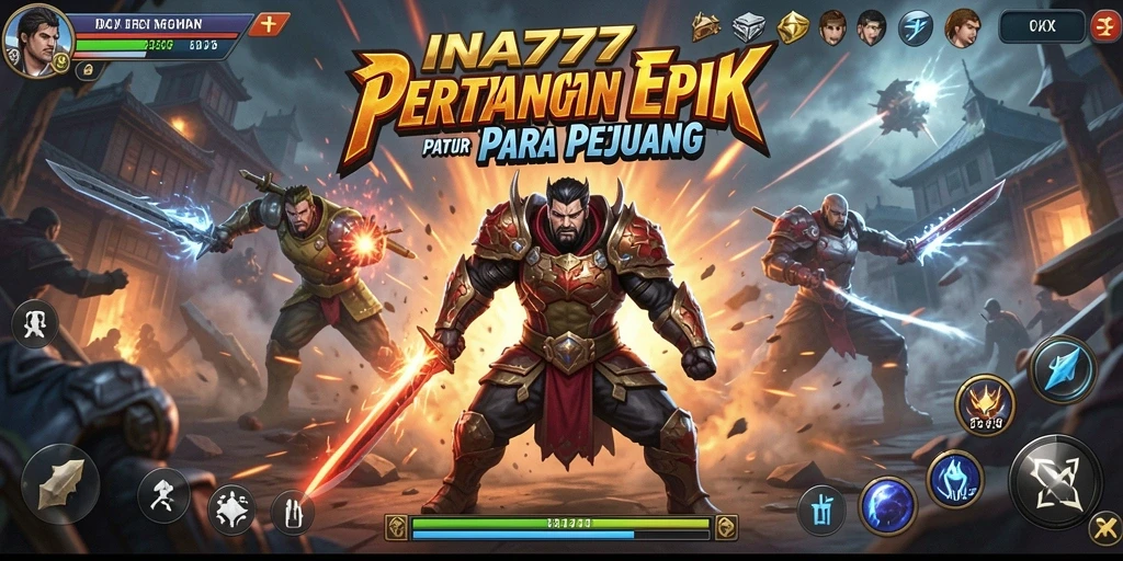 Tampilan permainan <strong>INA777</strong> yang mendebarkan dengan aksi Fighting yang seru.