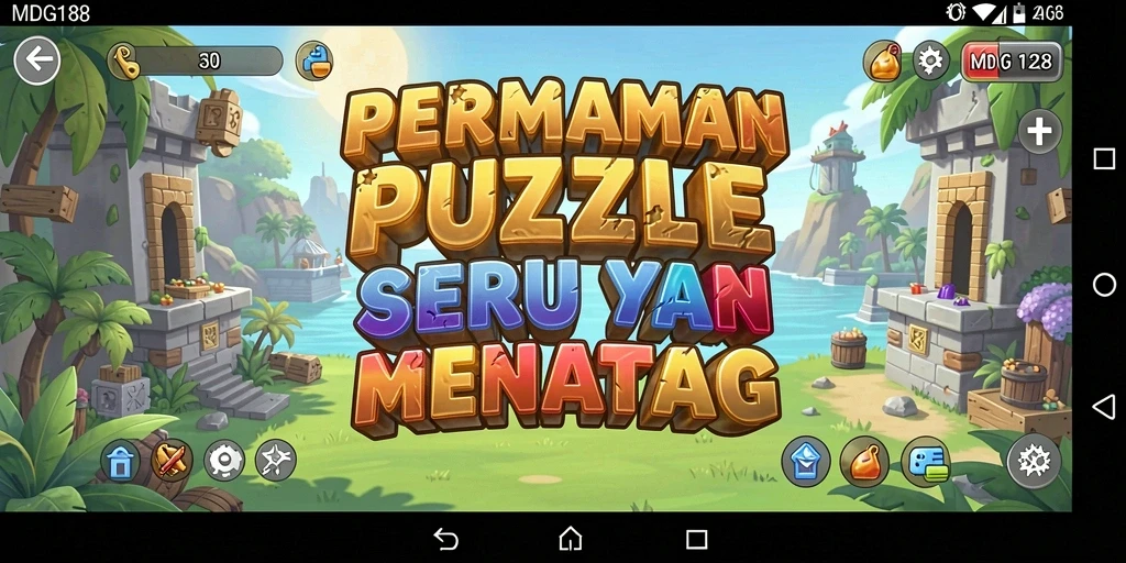 Screenshot MDG188 menampilkan gameplay Puzzle yang menarik.
