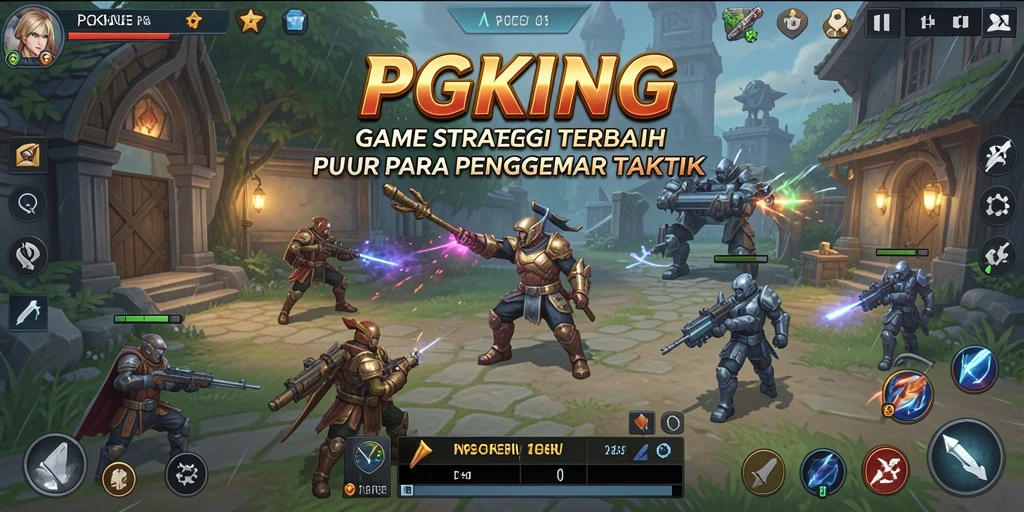 Tangkapan layar PGKING menampilkan aksi strategis yang menegangkan.