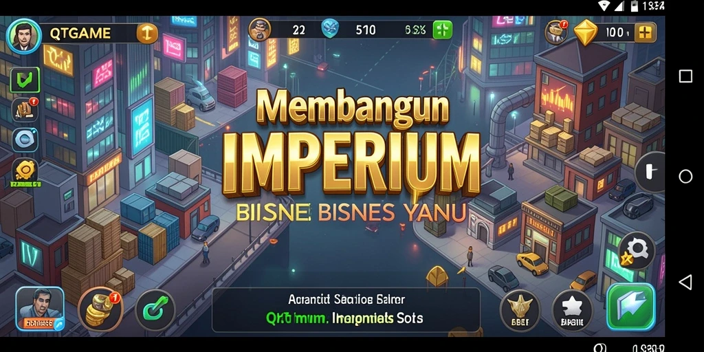 Tampilan gameplay QTGAME yang menarik dan dinamis.