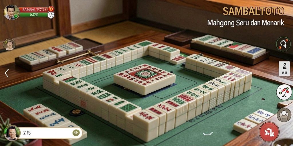 Gameplay Mahjong yang seru dan interaktif di SAMBALTOTO.
