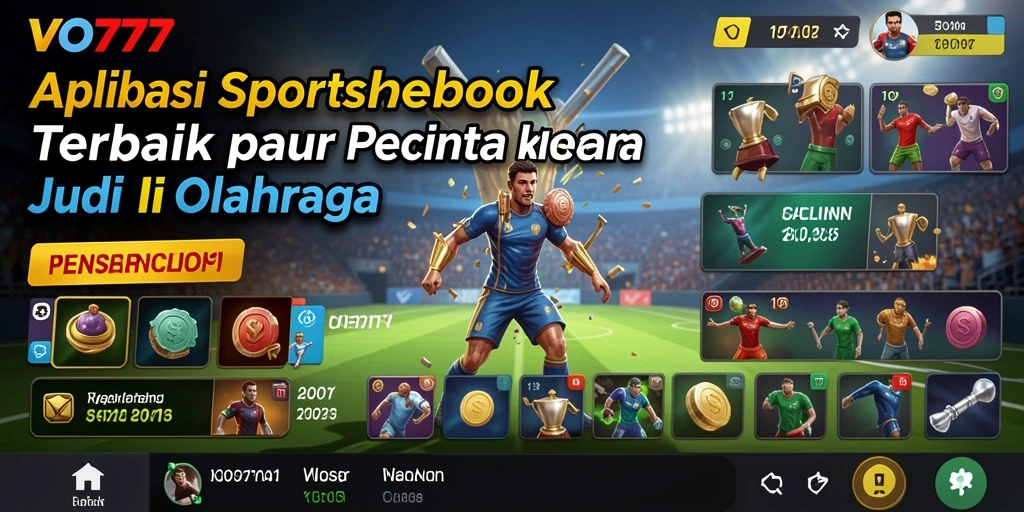 Screenshot VO777 menampilkan antarmuka sportsbook yang menarik dan mudah dinavigasi.