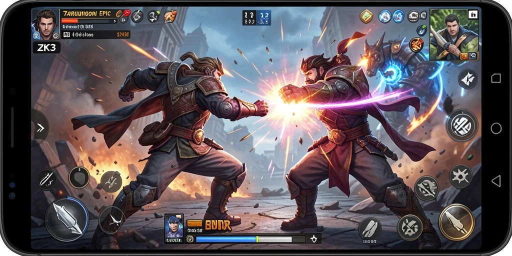 Gameplay seru dan menegangkan di ZK3.